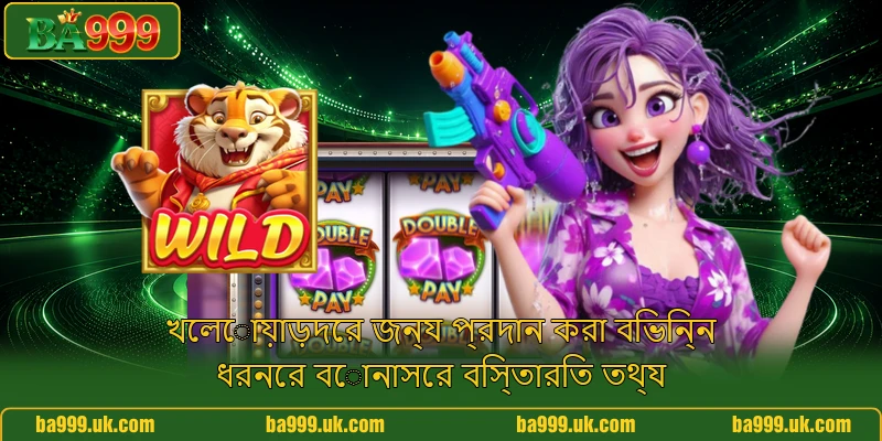 খেলোয়াড়দের জন্য প্রদান করা বিভিন্ন ধরনের বোনাসের বিস্তারিত তথ্য