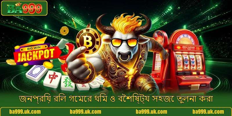 জনপ্রিয় রিল গেমের থিম ও বৈশিষ্ট্য সহজে তুলনা করা
