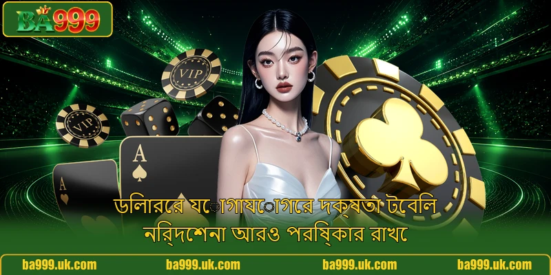 ডিলারের যোগাযোগের দক্ষতা টেবিল নির্দেশনা আরও পরিষ্কার রাখে ডিলারের যোগাযোগের দক্ষতা টেবিল নির্দেশনা আরও পরিষ্কার রাখে