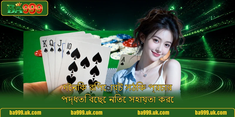 দৈনিক রিপোর্ট সঠিক প্রচার পদ্ধতি বেছে নিতে সহায়তা করে