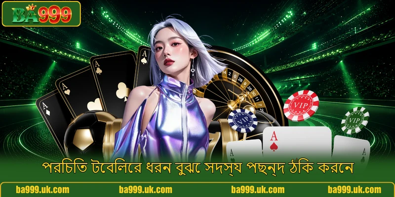 পরিচিত টেবিলের ধরন বুঝে সদস্য পছন্দ ঠিক করেন